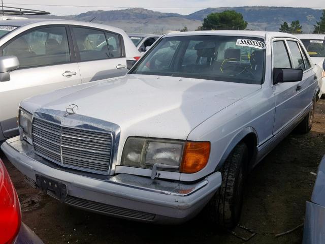 WDBCA35E2KA469893 - 1989 MERCEDES-BENZ 420 SEL WHITE photo 2