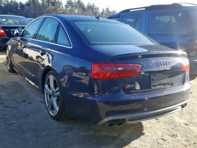 WAUF2AFC2EN029244 - 2014 AUDI S6 BLUE photo 3