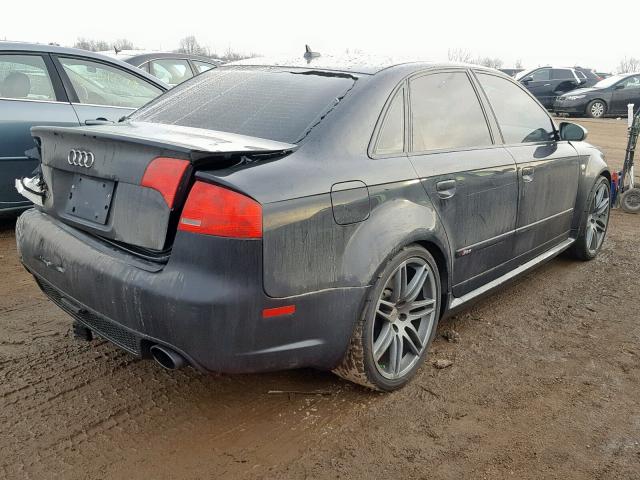 WUADU78E78N901155 - 2008 AUDI RS4 QUATTR BLACK photo 4