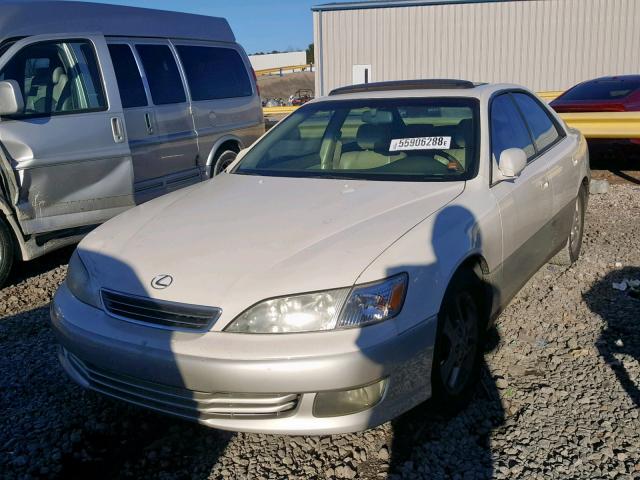 JT8BF28G315110452 - 2001 LEXUS ES 300 WHITE photo 2