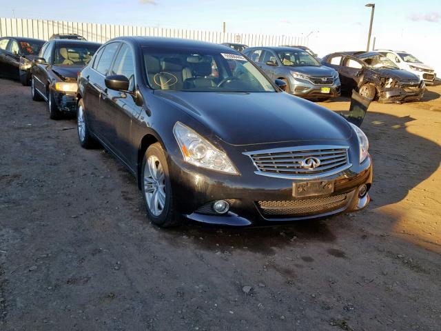 JN1CV6AR0DM753933 - 2013 INFINITI G37 BLACK photo 1