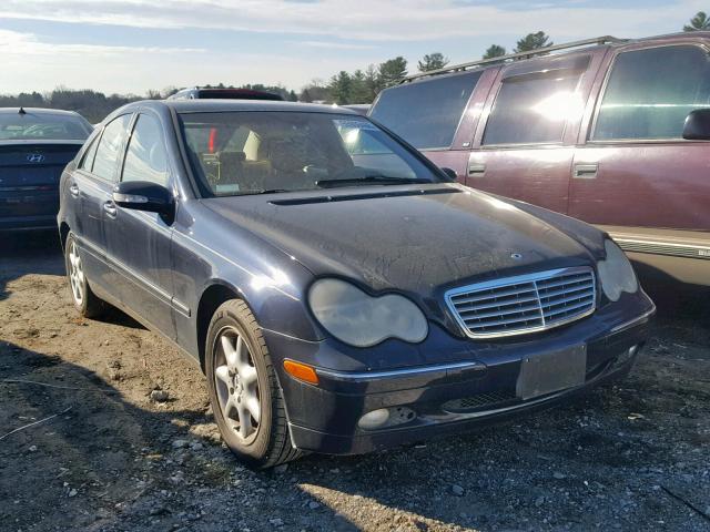 WDBRF61J13A468672 - 2003 MERCEDES-BENZ C 240 BLUE photo 1