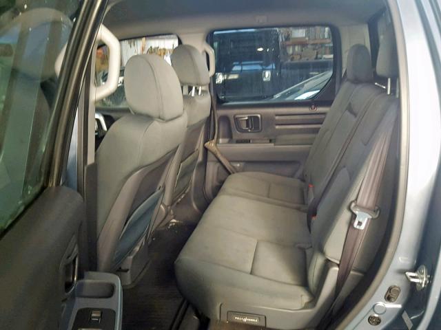 2HJYK16438H002308 - 2008 HONDA RIDGELINE BLUE photo 6