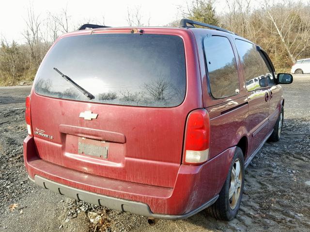 1GNDV23L65D296427 - 2005 CHEVROLET UPLANDER L 红色 照片 4