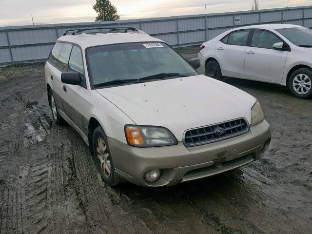 4S3BH675147615580 - 2004 SUBARU LEGACY OUT WHITE photo 1