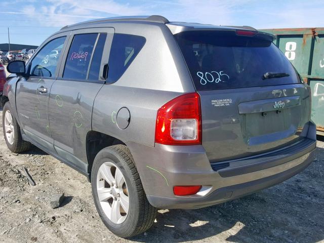 1J4NT1FB1BD228025 - 2011 JEEP COMPASS SP ნაცრისფერი ფოტო 3
