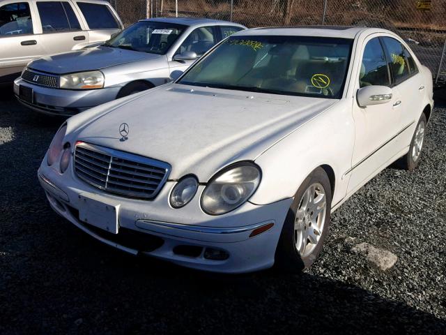 WDBUF65J33A351177 - 2003 MERCEDES-BENZ E 320 WHITE photo 2