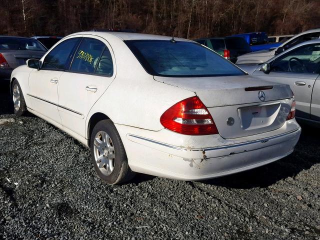 WDBUF65J33A351177 - 2003 MERCEDES-BENZ E 320 WHITE photo 3