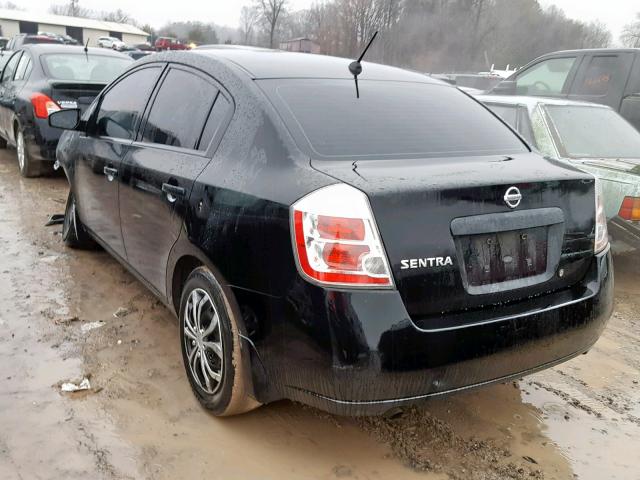 3N1AB61EX8L610775 - 2008 NISSAN SENTRA 2.0 BLACK photo 3