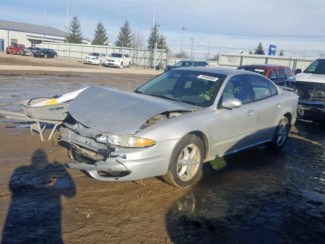 1G3NL52E51C248070 - 2001 OLDSMOBILE ALERO GL SILVER photo 2