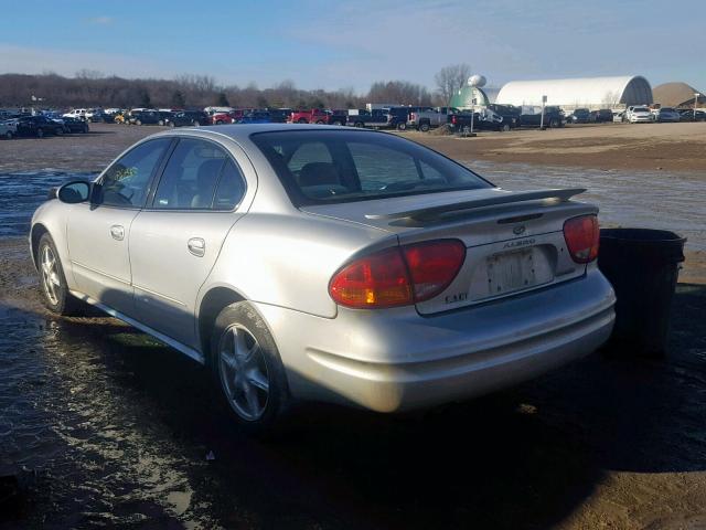 1G3NL52E51C248070 - 2001 OLDSMOBILE ALERO GL SILVER photo 3