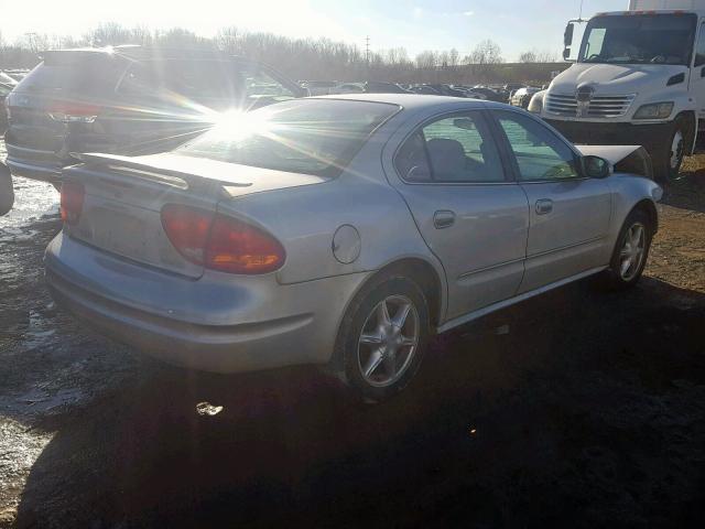 1G3NL52E51C248070 - 2001 OLDSMOBILE ALERO GL SILVER photo 4