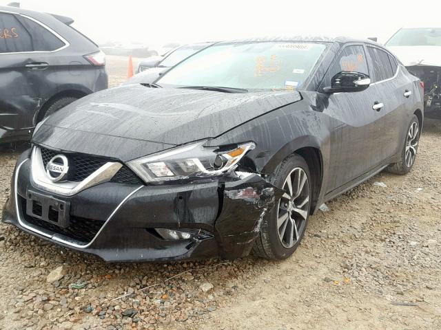 1N4AA6AP2HC423999 - 2017 NISSAN MAXIMA 3.5 BLACK photo 2