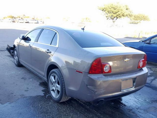 1G1ZG57N98F249125 - 2008 CHEVROLET MALIBU LS TAN photo 3