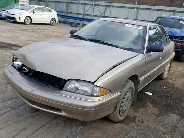 1G4NJ52T0VC407437 - 1997 BUICK SKYLARK CU TAN photo 2