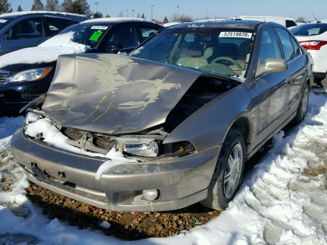 4A3AA46G3YE136390 - 2000 MITSUBISHI GALANT ES BEIGE photo 2