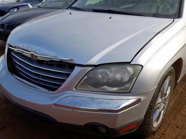 2C8GF684X5R344468 - 2005 CHRYSLER PACIFICA T SILVER photo 9