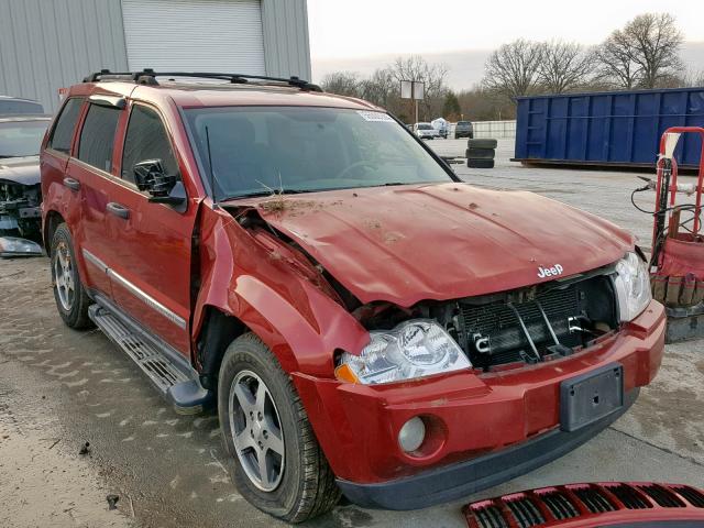 1J4HS48NX5C732415 - 2005 JEEP GRAND CHER MAROON photo 1