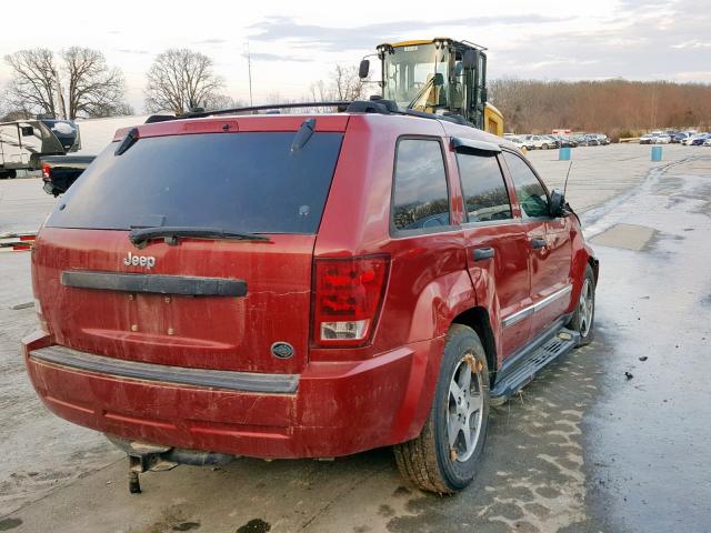 1J4HS48NX5C732415 - 2005 JEEP GRAND CHER MAROON photo 4