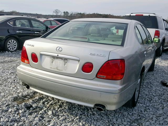 JT8BD69S720164416 - 2002 LEXUS GS 300 SILVER photo 4