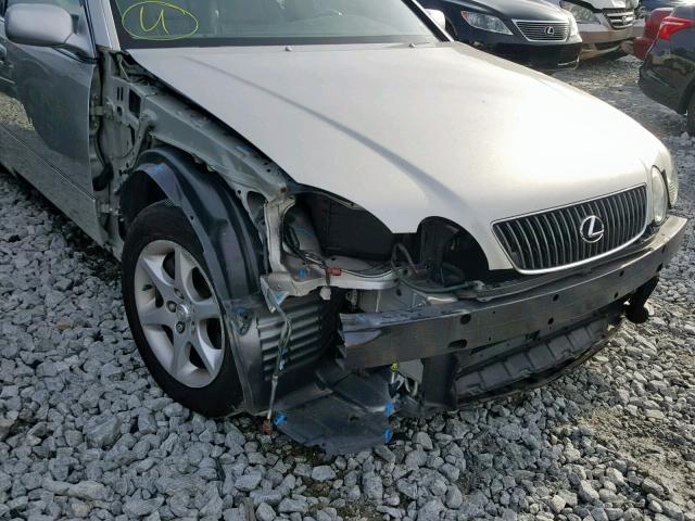 JT8BD69S720164416 - 2002 LEXUS GS 300 SILVER photo 9