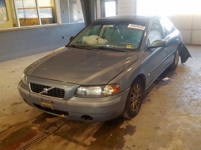 YV1RS61T242379018 - 2004 VOLVO S60 GREEN photo 2