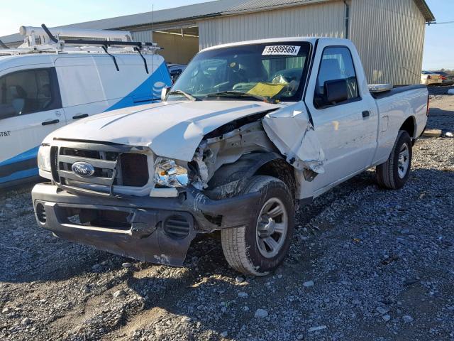 1FTKR1AD9BPB18287 - 2011 FORD RANGER WHITE photo 2