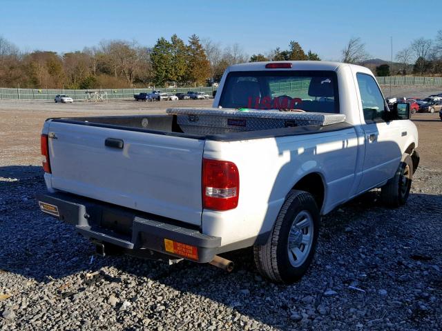 1FTKR1AD9BPB18287 - 2011 FORD RANGER WHITE photo 4