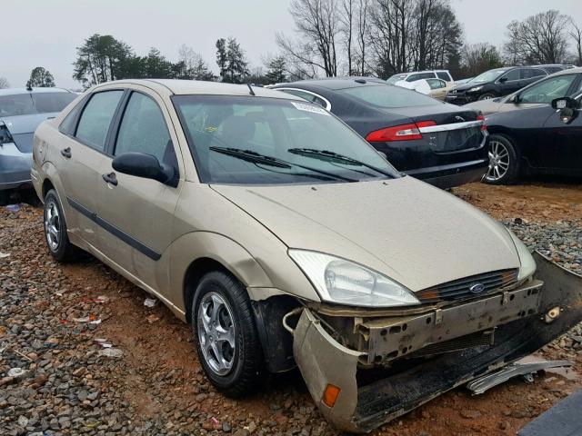 1FAFP33P32W333945 - 2002 FORD FOCUS LX GOLD photo 1