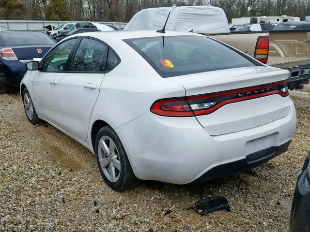 1C3CDFBB9FD158717 - 2015 DODGE DART SXT WHITE photo 3