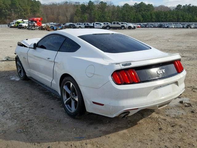 1FA6P8CF6F5336435 - 2015 FORD MUSTANG GT WHITE photo 3