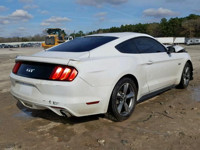 1FA6P8CF6F5336435 - 2015 FORD MUSTANG GT WHITE photo 4