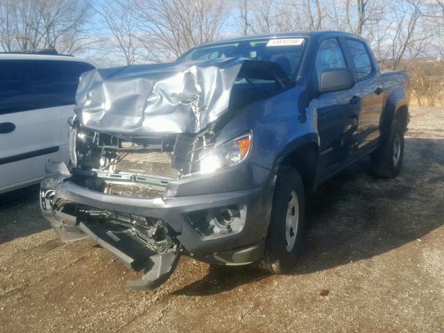 1GCGSAE34F1234615 - 2015 CHEVROLET COLORADO GRAY photo 2