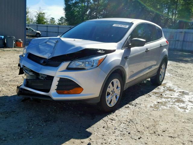 1FMCU0F74EUA97902 - 2014 FORD ESCAPE S SILVER photo 2