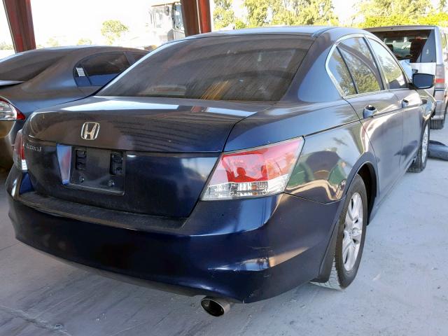 JHMCP26478C058355 - 2008 HONDA ACCORD LXP BLUE photo 4