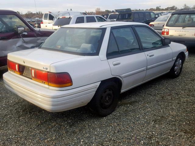 3FARP13J0RR149749 - 1994 FORD ESCORT LX WHITE photo 4