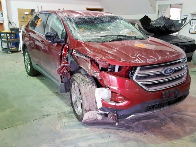 2FMPK4K9XHBB91492 - 2017 FORD EDGE TITAN MAROON photo 1