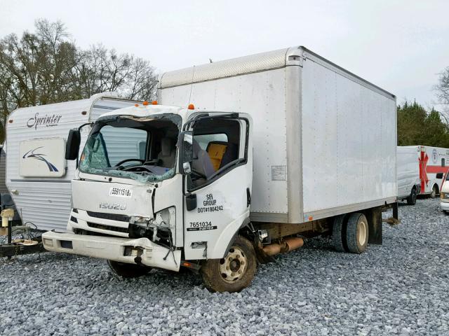 54DB4W1B8HS800265 - 2017 ISUZU NPR WHITE photo 2