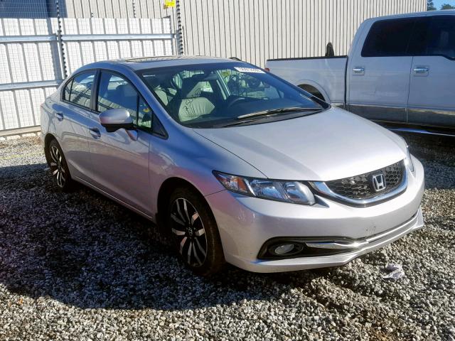 2HGFB2F97FH538500 - 2015 HONDA CIVIC EXL ვერცხლისფერი ფოტო 1