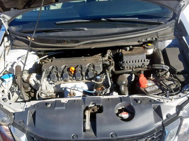 2HGFB2F97FH538500 - 2015 HONDA CIVIC EXL ვერცხლისფერი ფოტო 7