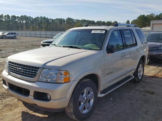 1FMZU65K25ZA01898 - 2005 FORD EXPLORER L CREAM photo 2