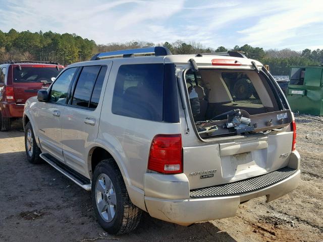 1FMZU65K25ZA01898 - 2005 FORD EXPLORER L CREAM photo 3