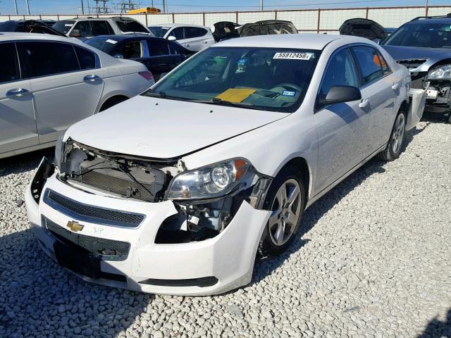 1G1ZA5EU1CF148004 - 2012 CHEVROLET MALIBU LS 白色 照片 2