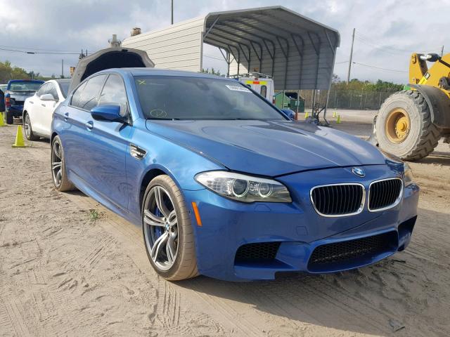 WBSFV9C54DD096486 - 2013 BMW M5 BLUE photo 1