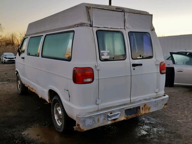 2B7HB21X1VK506687 - 1997 DODGE RAM VAN B2 WHITE photo 3