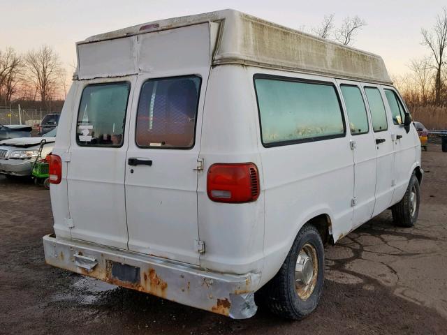 2B7HB21X1VK506687 - 1997 DODGE RAM VAN B2 WHITE photo 4