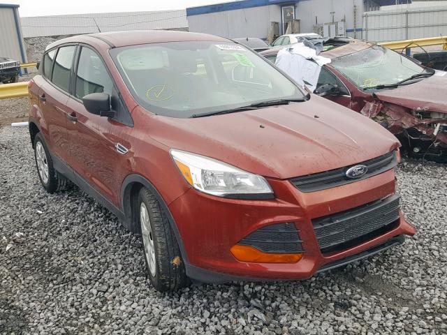 1FMCU0F73EUB38424 - 2014 FORD ESCAPE S MAROON photo 1