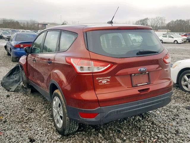 1FMCU0F73EUB38424 - 2014 FORD ESCAPE S MAROON photo 3