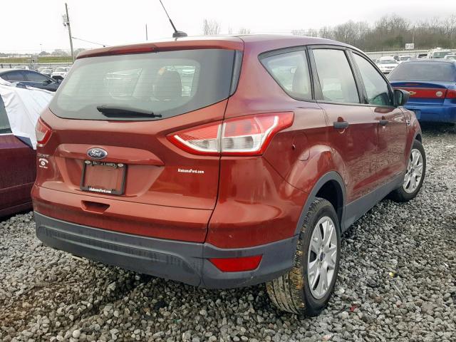 1FMCU0F73EUB38424 - 2014 FORD ESCAPE S MAROON photo 4