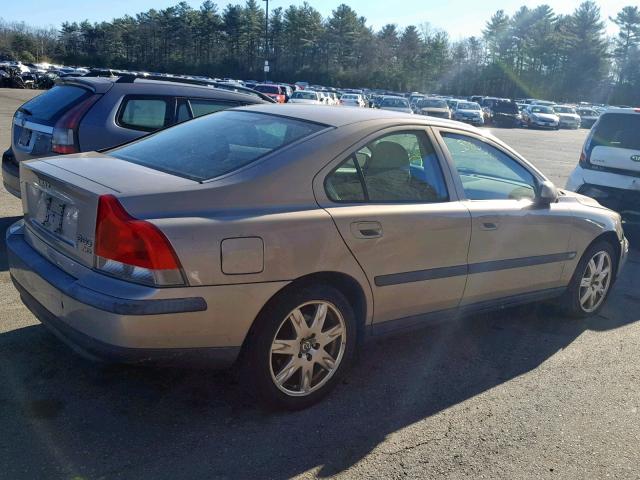 YV1RH58D422185806 - 2002 VOLVO S60 2.5T BEIGE photo 4